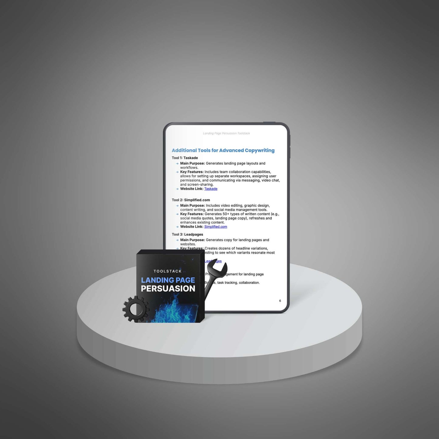 Landing Page Persuasion - Toolstack