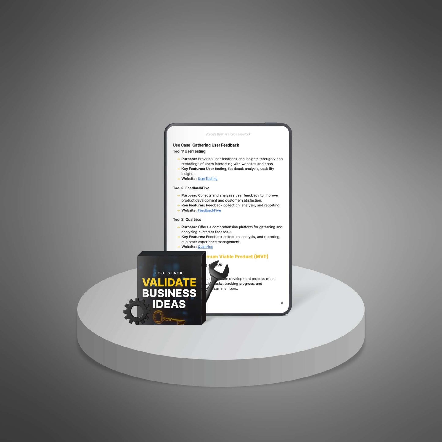 Validate Business Ideas - Toolstack