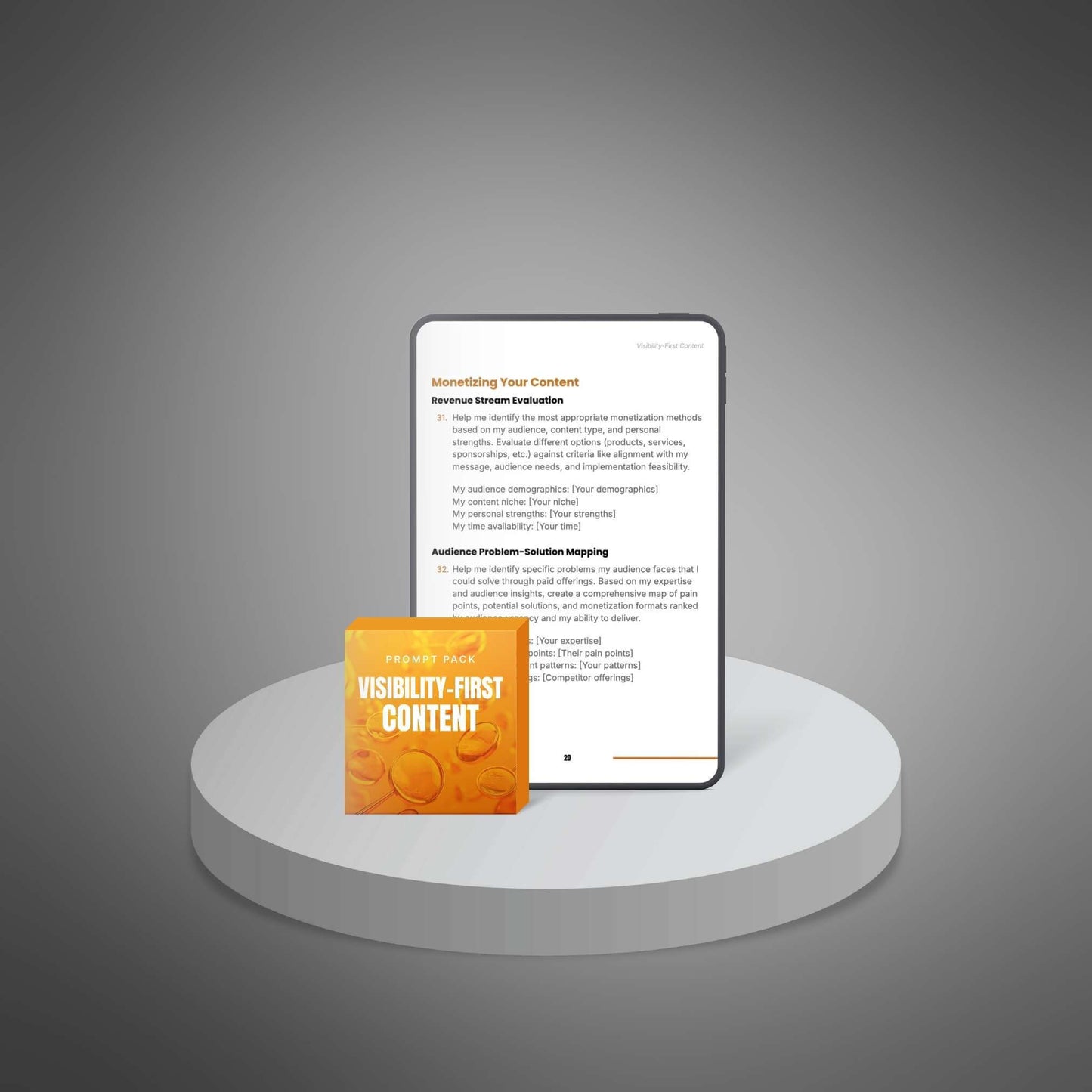 Visibility-First Content