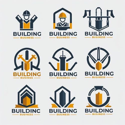 Construction Logo, Builders Logo, Building Service Logo, Customisable Logo