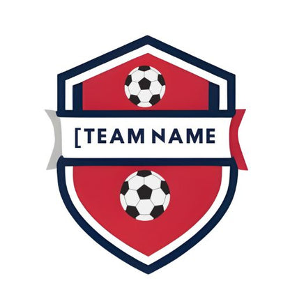 Football badge Logo, Football Logo Emblem, Soccer Badge, Soccer Logo, Customisable Logo