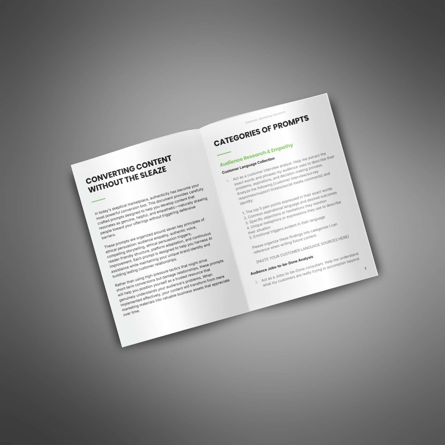 Authentic Marketing Assistant