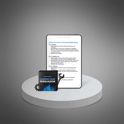 Landing Page Persuasion - Toolstack