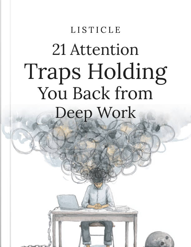 21 Attention Traps Holding You Back from Deep Work
