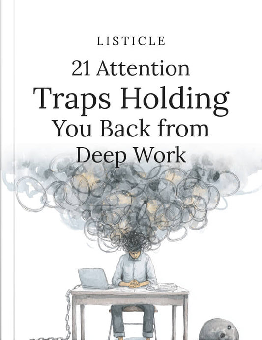 21 Attention Traps Holding You Back from Deep Work