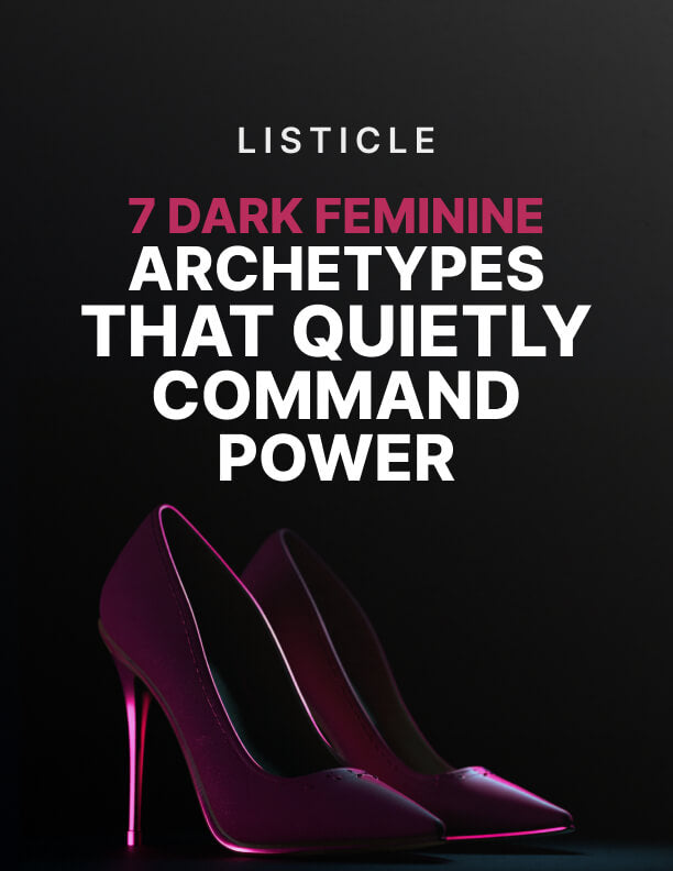 7 Dark Feminine Archetypes That Quietly Command Power