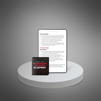 MicroSaas Success Blueprint - Prompts