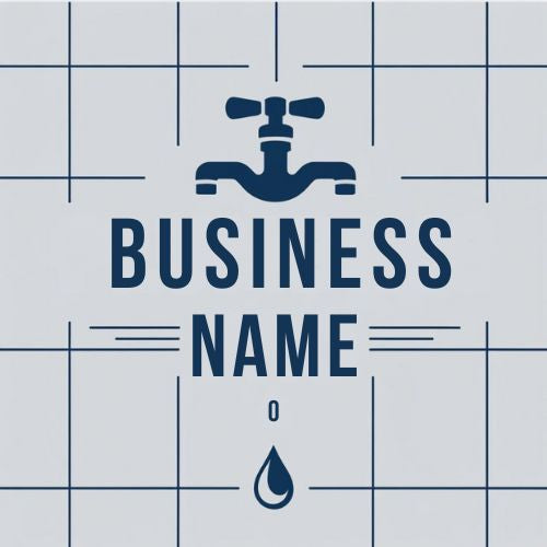 Plumbing Company Logo, Plumber Design Logo, Plumbing Brand Logo, Customisable Design
