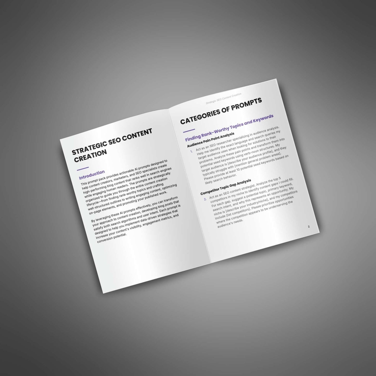 Strategic SEO Content Creation