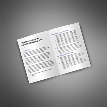 The Psychology of Conversions - Prompts