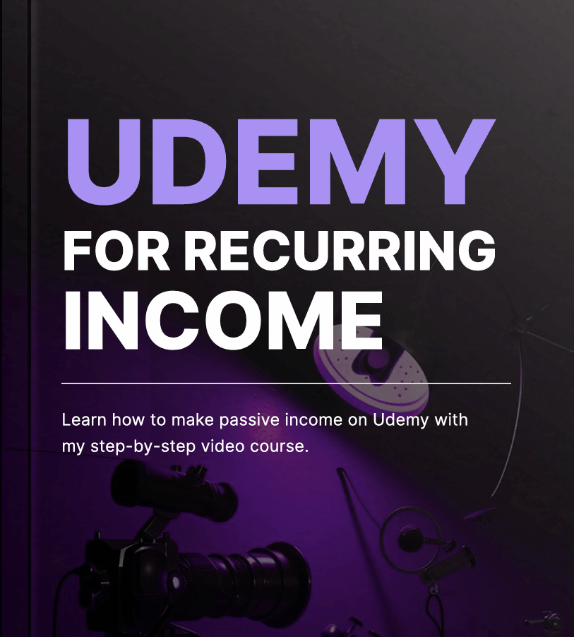 Udemy for Recurring Income